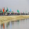 5 هزار اهوازی از «ملاشیه» و «عین2»؛ با پای پیاده عازم مرزها شدند+تصاویر